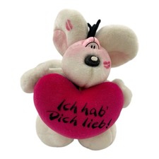 Diddl Maus Stofftier mit rotem