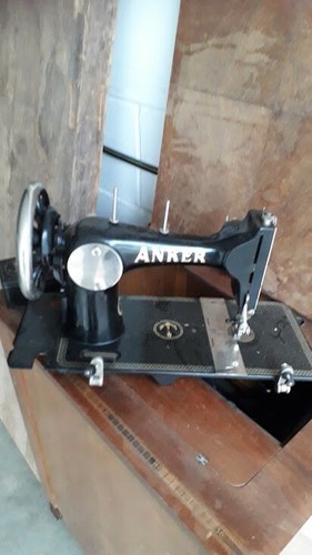 Antike nähmaschine anker - nähmaschine, mit