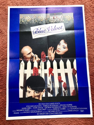 Blue velvet kinoplakat - kinoplakat, poster