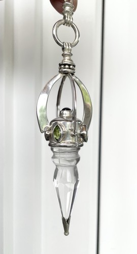 Pendel bergkristall granat - bergkristall,,