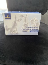 3 Dekohasen  Porzellan Ostern