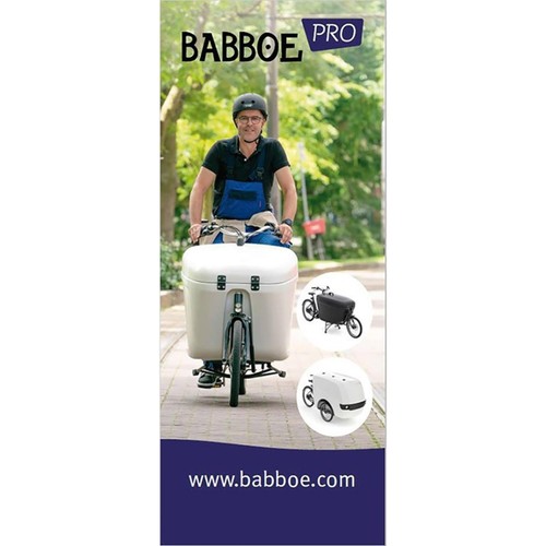 Babboe roll banner pro bike - roll-up,