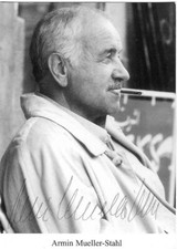 ARMIN MUELLER-STAHL† Originalautogramm Internationaler Schauspieler N°311