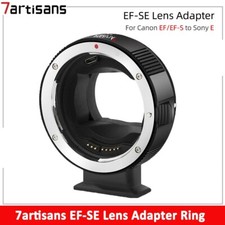 7artisans EF-SE Lens Adapter Ring for Canon EF/EF-S Lens to Sony E Mount A6600