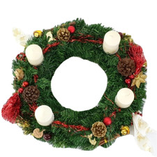 Adventskranz rot creme - rot, cm