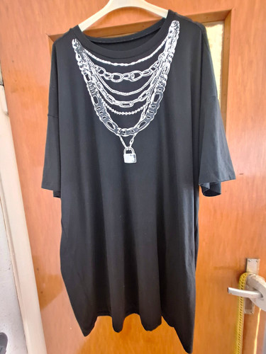 Damen minikleid tunika kurzarm - minikleid,