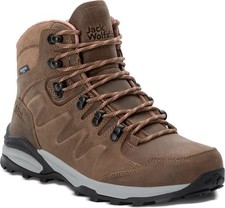 Jack Wolfskin Refugio Prime Texapore Mid Damen Wanderschuhe 39 Braun MwSt