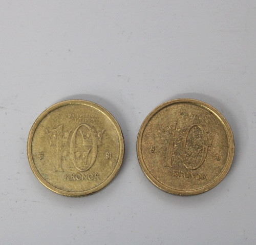 Münzen kronor 2002 - 2x, 10