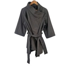 Isabella Oliver Woll Umstands Wickel Jacke Mantel Damen Small Salbeigrün