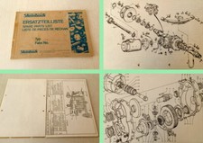Steinbock EFW Gabelstapler Ersatzteilkatalog Ersatzteilliste parts list  1975/76