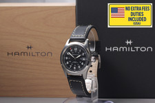 [Fast neuwertig] Hamilton Khaki Field H704551 schwarzes Zifferblatt 38 mm...