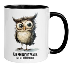 Tasse Eule – „Ich bin