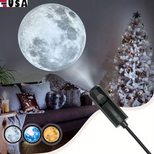 USB Moon Earth Projector Light