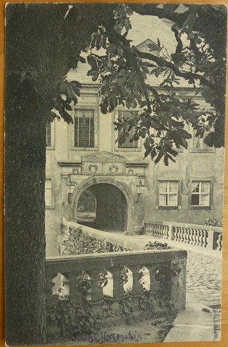 Schloss weesenstein 1916 - weesenstein,
