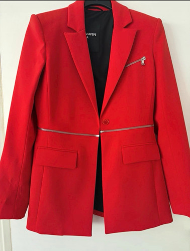 Patrizia pepe damen blazer rot - patrizia,
