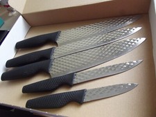 5 tlg.Messerset mit Silikongriff neu