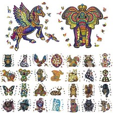 Tiere puzzle holz irregulär - puzzle,