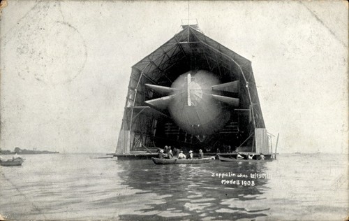 Zeppelins luftschiff der - luftschiff,