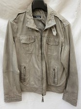 Lammnappa Lederjacke grau 52