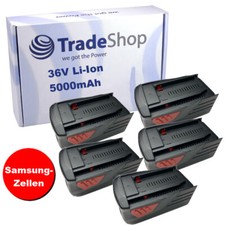 5x Werkzeug AKKU 36V 5000mAh