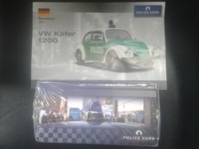  NEU**Polizeikäfer***OVP**VW 1200**Police Cars**mit Datenblatt****Editions Atlas