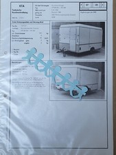 Anhänger Einachsanhänger HP 800.83 VK 350 Verkauf Imbisswagen DDR KTA f. Zul.