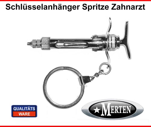 Schlüsselanhänger spritze - schlüsselanhänger,