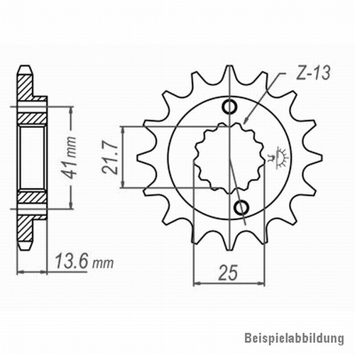 Ritzel vorne zähne - ritzel,