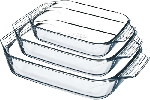 Pyrex 3er set borosilikatglas - 3er,