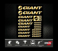 GIANT Aufkleber Set Gold