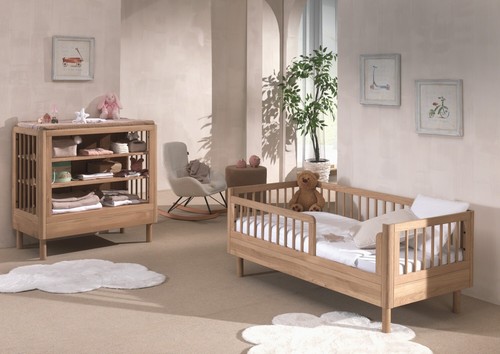 Set juniorbett wickelregal - juniorbett, u.