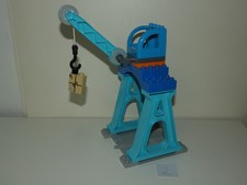 Lego Duplo kran ohne seilwinde blau vom set 10875  (nr.2)