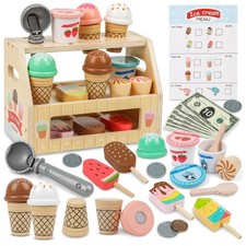 Eisdiele Kinder Holz Spielzeug