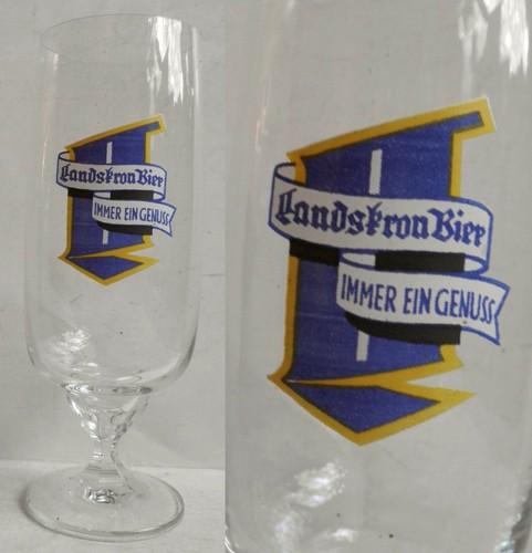 Altes bierglas landskron bier - altes,