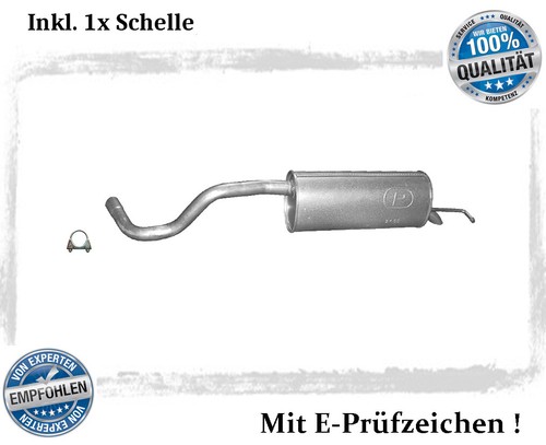 Endschalldämpfer für skoda - endschalldämpfer,