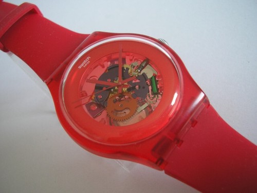 Swatch new gent red lacquered - gent,