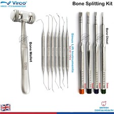 Zahnimplantat Knochenspaltungsset | Sinuslifting-Instrumente, Knochenhammer, Meißel