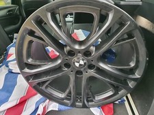 BMW FELGEN 20 ZOLL MATT SCHWARZ, NEU LACKIERT 2x für Bereifung 275/35 20  