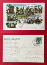 Militär Litho AK DENNEWITZ  1910 Windmühle Schlachtfeld    ( 131426