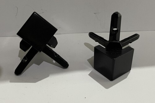 Eck verbinder schwarz - 12, eck-verbinder