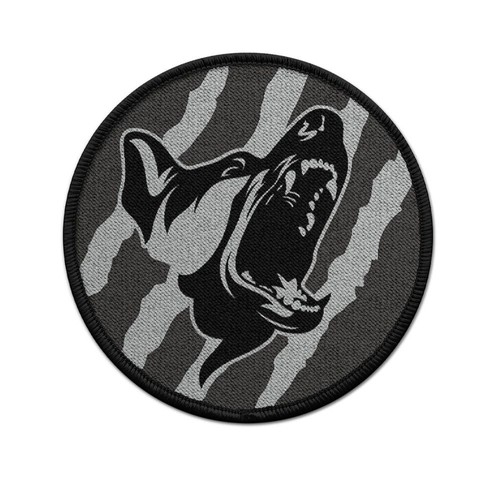Patch schwarz grau