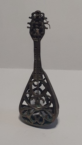 Figur mandoline silber - figur, 800
