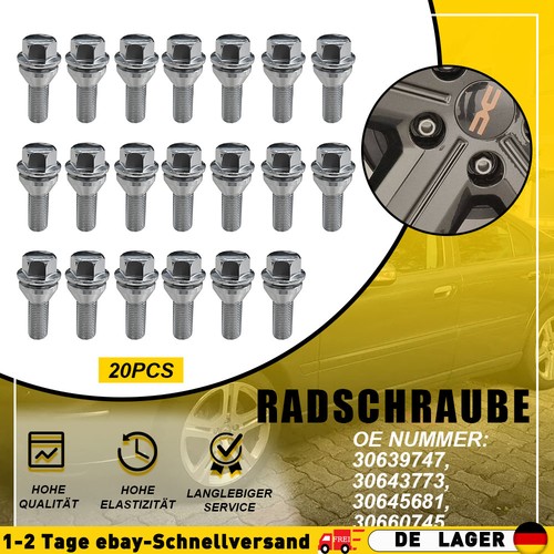 20x radbolzen radschraube - radbolzen, für