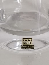 Schwere Glaskaraffe Vase