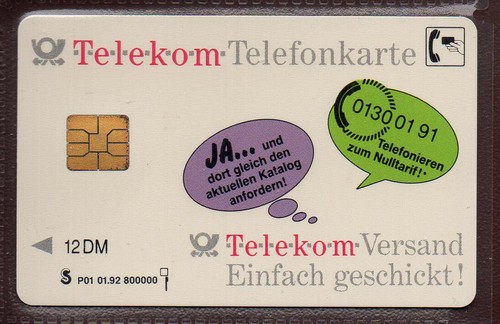 Tv319 telefonkarte p 01 - -,