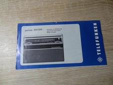 Telefunken partner 201 205 - partner, 201/205