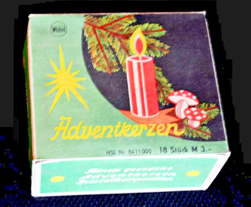 Adventkerzen rot orginal - adventkerzen,