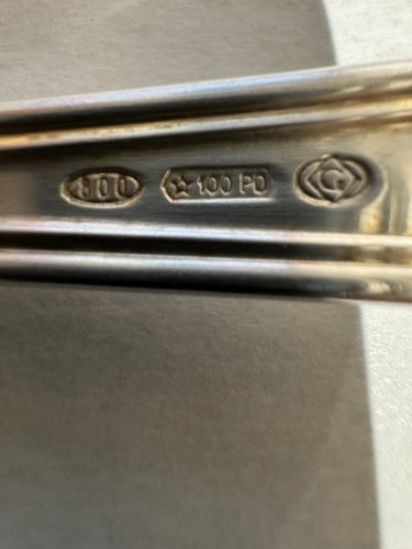 Vorlegegabel silber 800 - silber, ca