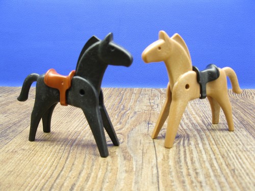 Klicky pferd mit sattel - 2x,