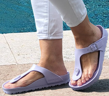 BIRKENSTOCK Gizeh EVA 1017995 purple frog normale Weite Damen Sandale